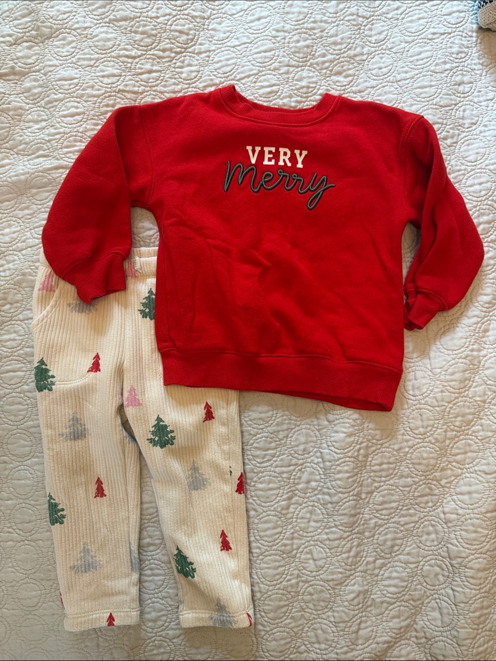Very Merry Red Kids Set - Cozy Holiday set
